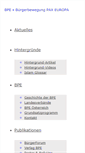Mobile Screenshot of buergerbewegungen.de
